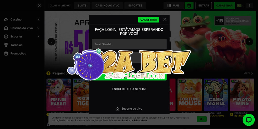 2a bet login